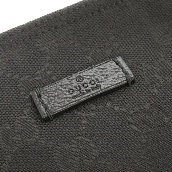 GUCCI Authentic Black Leather Shoulder Bag - Picture 11 of 11